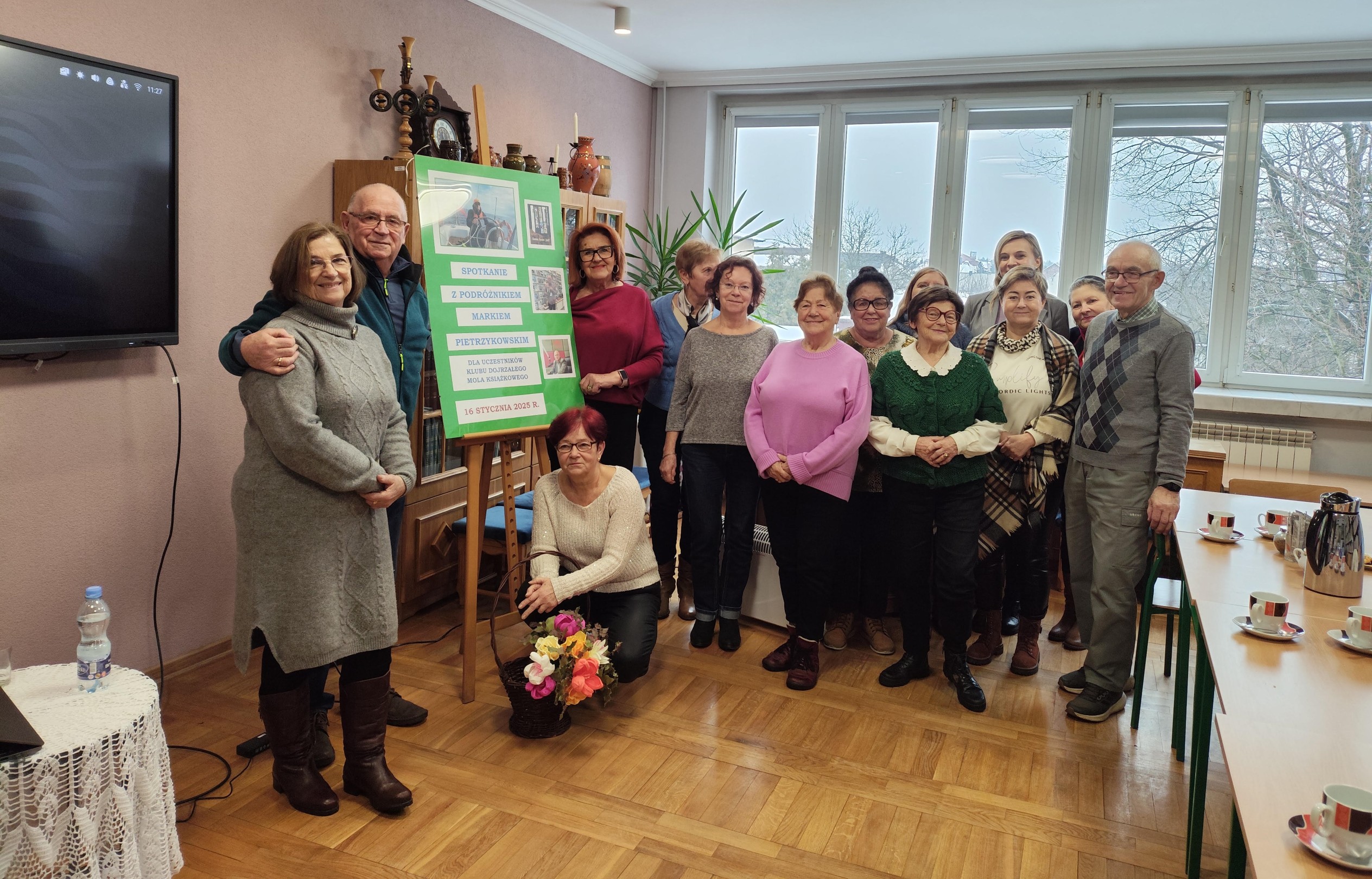 Spotkanie z podróżnikiem Markiem Pietrzykowskim w siewierskiej bibliotece