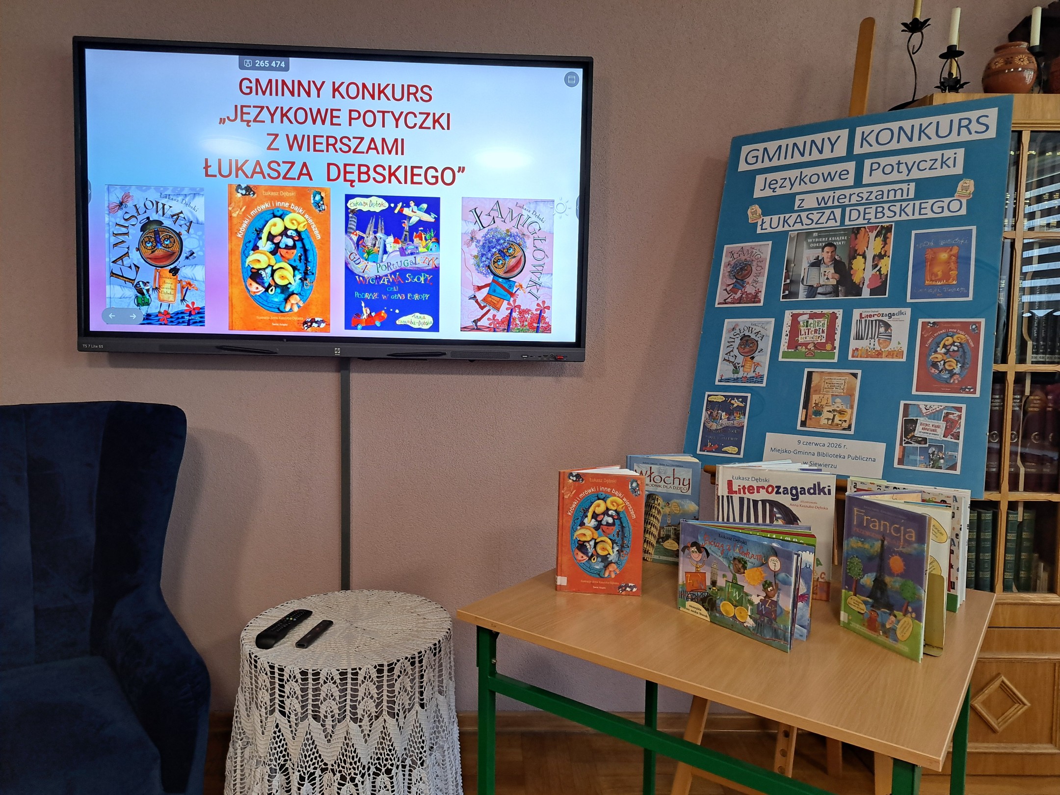 GMINNY KONKURS „JĘZYKOWE POTYCZKI Z WIERSZAMI ŁUKASZA DĘBSKIEGO” GMINNY KONKURS „JĘZYKOWE POTYCZKI Z WIERSZAMI ŁUKASZA DĘBSKIEGO”