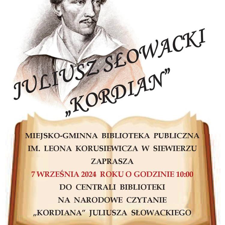 Narodowe Czytanie - Kordian