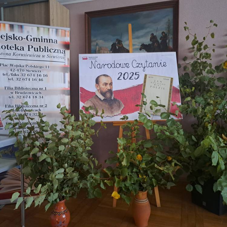 NARODOWE CZYTANIE POEZJI JANA KOCHANOWSKIEGO W SIEWIERSKIEJ BIBLIOTECE